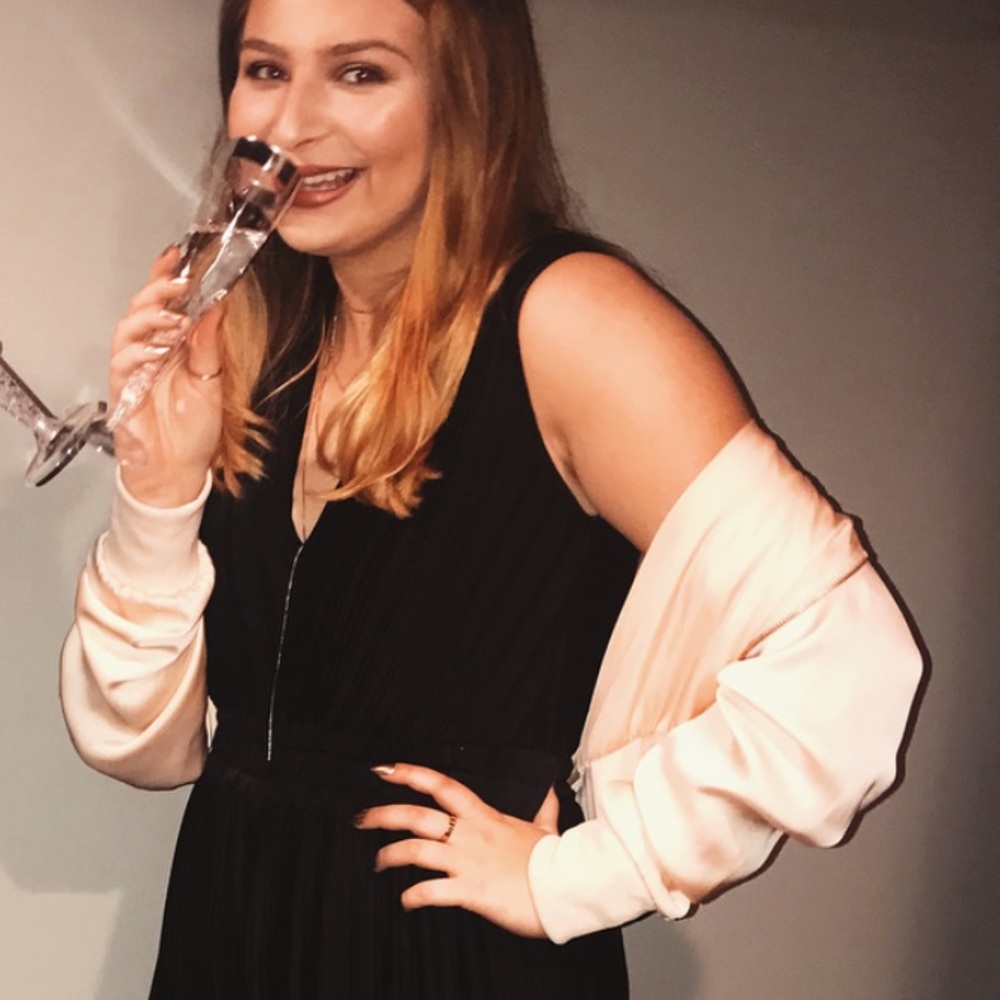 ZARA Blush pink cropped bomber jacket